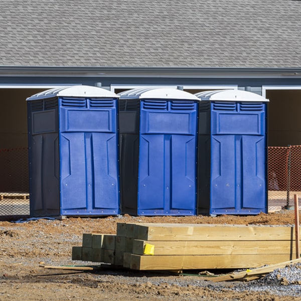 what is the maximum capacity for a single porta potty in Kutztown PA